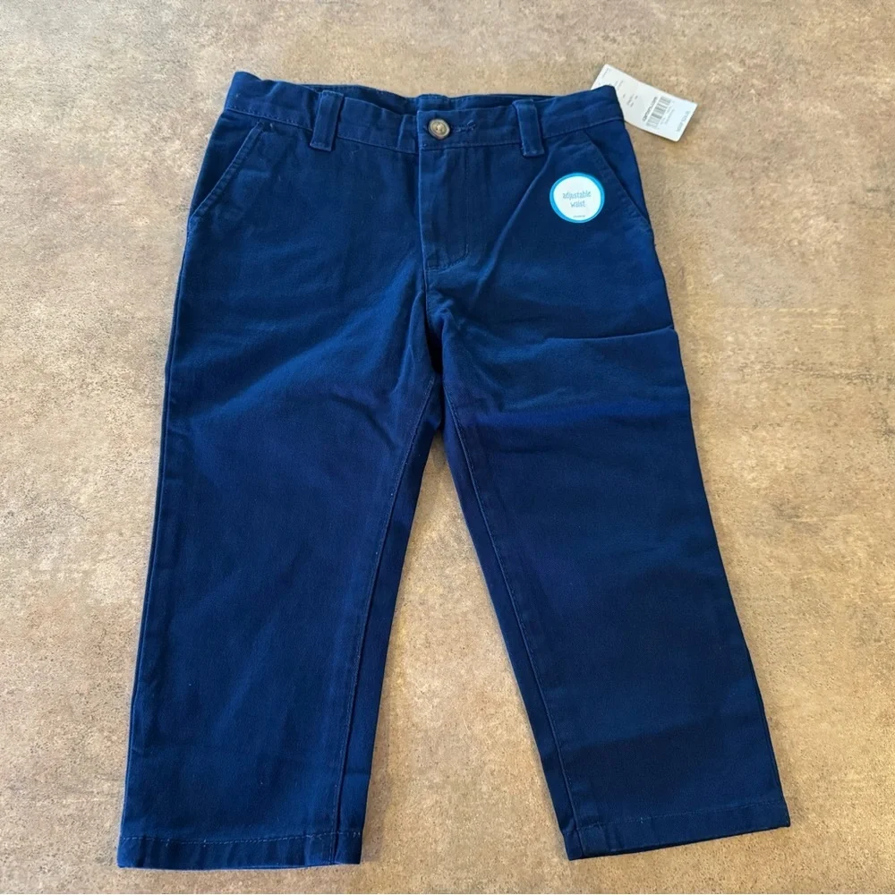 Carter's Deep Blue Casual Pants, Toddler Size 24M NWT